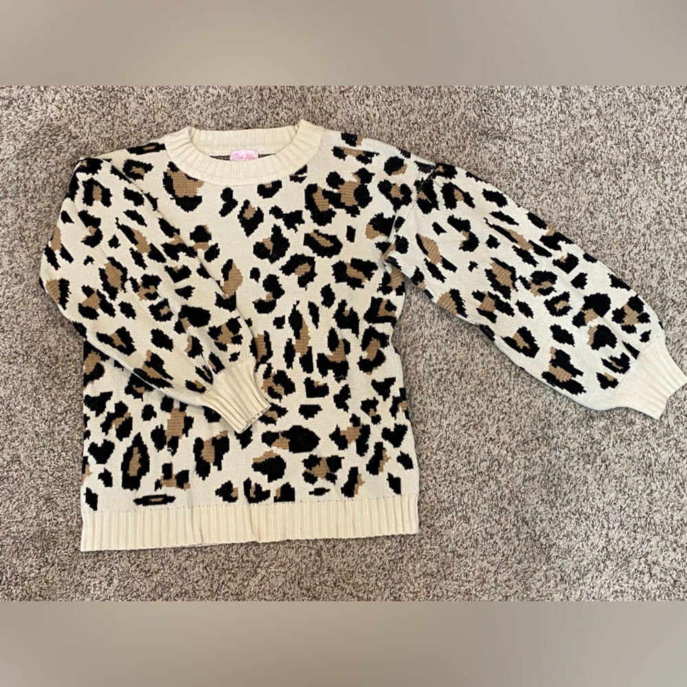 Leopard print sweater